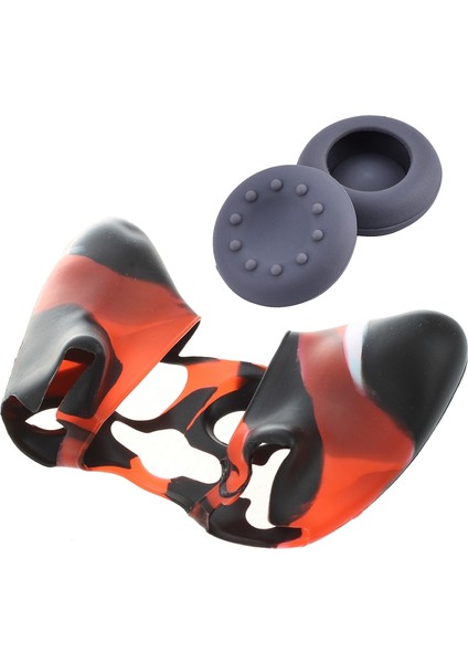 1 Adet Silikon Kapak Kasası Cilt Xbox 360 Denetleyici Kamo+Siyah ve 20PCS Silikon Başparmak Tutamaklar Kapaklar Çubuk Koruma Kapağı (Yurt Dışından) fiyatları