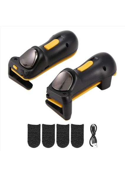 2 Çift Oyun Parmak Kapakları ile iPad Pubg Tetik Denetleyicisi L1R1 Için Mobil Oyun Denetleyicisi (Yurt Dışından) modelleri