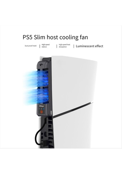 Ps5 Ince Konsol Arka Soğutma Için Pgtech Blu-Ray Fanı Termal Soğutma Fanı 3 Hızlı Çok Fonksiyonlu Uygun Fan (Yurt Dışından) fiyatları