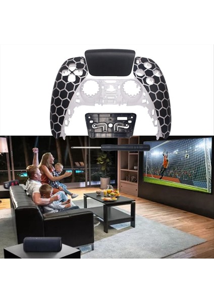 Ps5 Elite Gamepad BDM-010 1 Cilt Tipi Ön Kapak Gamepad Değiştirme Üst Kapak Değiştirme Refit Parçası C (Yurt Dışından) indirimleri