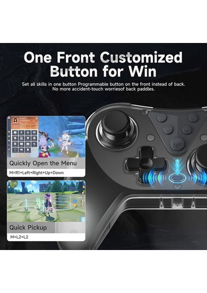 Easysmx T39 Kablosuz Gamepad Nintendo Switch Pc Dizüstü Bilgisayar Ios Steam Için Uyumlu Bluetooth Oyun Denetleyicisi Hall Joystick (Yurt Dışından) fiyatları