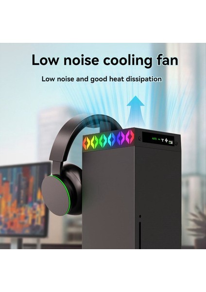 Xbox Serisi x Için Soğutma Fanı Rgb Akıllı Sıcaklık Kontrollü Fan Xbox Serisi x Için Düşük Gürültü (Yurt Dışından) indirimleri