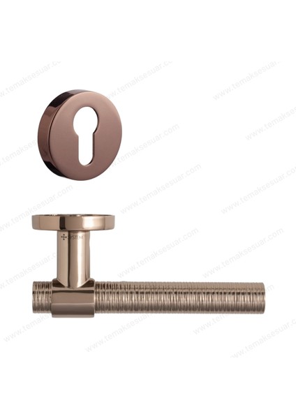 Axel-V Rozetli Kapı Kolu Rose Renk Yale ( Dış Kapı Rozetli) fiyatları