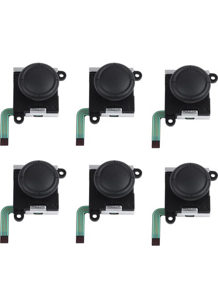 Nintendo Switch Joy Con Denetleyicisi Için 6x 3D Analog Joystick Başparmak Sopa Sensör Değiştirmeleri (Yurt Dışından)