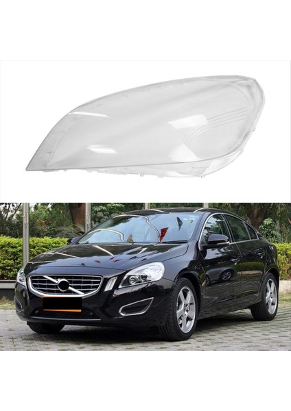 Volvo S60 V60 S60L 2009-2013 Far Şeffaf Cam Lens Kapağı Için 1paır Ön Far Kapağı Abajur Kabuğu (Yurt Dışından) indirimleri