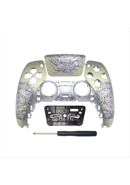 Ps5 Elite Gamepad BDM-010 1 Nesil Sürüm Ön Kapak Gamepad Değiştirme Üst Kapak Değiştirme Refit Part H (Yurt Dışından)