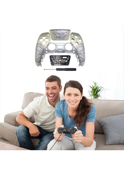 Ps5 Elite Gamepad BDM-010 1 Nesil Sürüm Ön Kapak Gamepad Değiştirme Üst Kapak Değiştirme Refit Part H (Yurt Dışından) modelleri