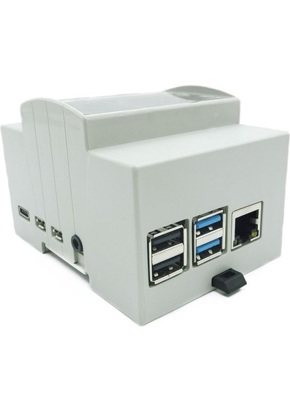 Raspberry Pi 4 Model B Için Abs Durumu Beyaz Durum Koruyucu Dava Muhafazası Raspberry Pi 4b (Yurt Dışından)