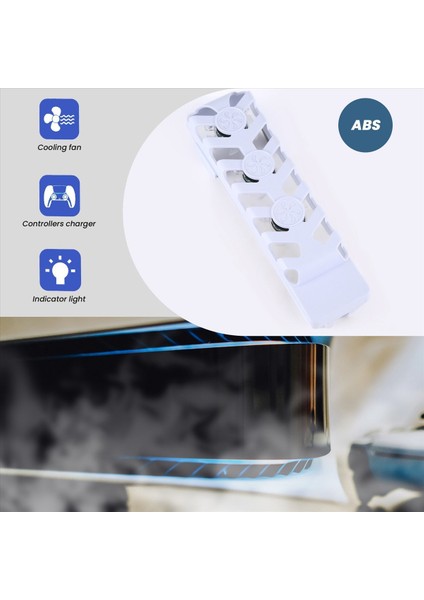 Ps5 Slim Console Soğutma Fanı Için Konsol Soğutma Fanı Gamepad Reping Charger Aksesuar Soğutma Fanı Rgb Işık Efekt (Yurt Dışından) fırsatları