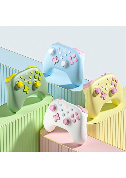 Switch Bluetooth Gamepad Için Aolion 3-Modlu Somatosensoriyel Titreşim Şeker Renkli Söküm Sarı (Yurt Dışından) fırsatları