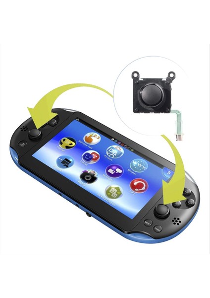 Ps Vita 2000 Psv 2000 Denetleyici Değiştirme Parçası Için 3D Analog Joystick Denetleyici Başparmak Çubuk Rocker Modülü - Siyah (Yurt Dışından) modelleri