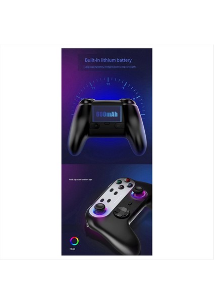 Nintendo Switch Pro Toyun Rgb Ortam Işığı Kablosuz Bluetooth B Için Kablosuz Denetleyici Programlama Fonksiyonu (Yurt Dışından) indirimleri