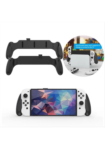 Nintendo Switch Için OLED Kasası Kapalı Braket El Kapalı Korkak Kurulucu Kapak Başlayıcı Kasası Başlangıç Sabit Aksesuarları (B) (Yurt Dışından) fiyatları