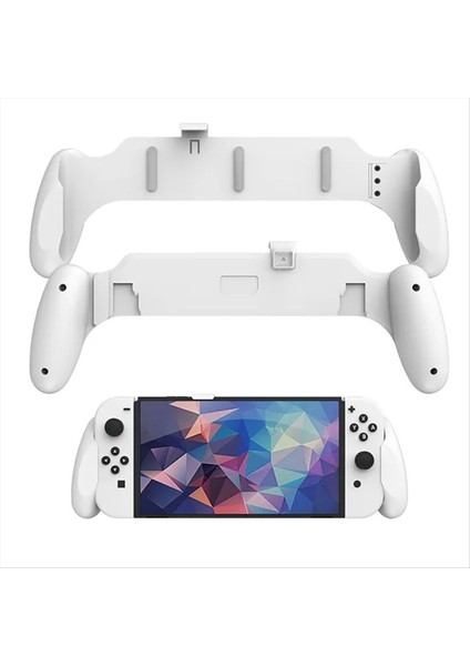 Nintendo Switch Için OLED Kasası Kapalı Braket El Kapalı Korkak Kurulucu Kapak Başlayıcı Kasası Başlangıç Sabit Aksesuarları (B) (Yurt Dışından) fırsatları