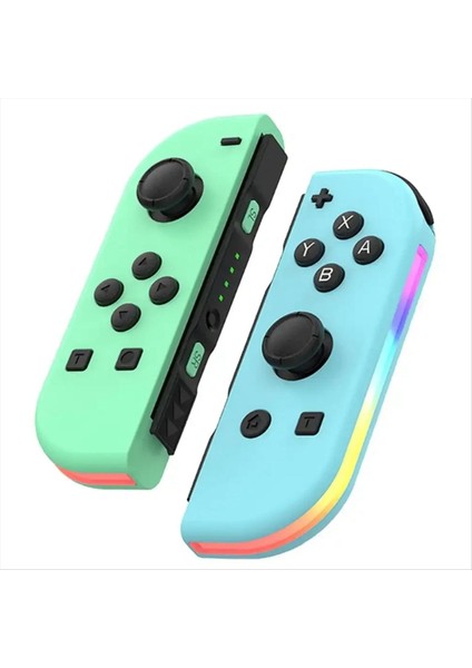 Anahtar Için 2pcs Joypad Denetleyicisi (L/r) Kablosuz Joypad Switch Denetleyicisi Ikili Titreşim/rgb Lıght-C (Yurt Dışından) fiyatları
