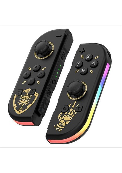 Anahtar Için 2pcs Joypad Denetleyicisi (L/r) Kablosuz Joypad Switch Denetleyicisi Ikili Titreşim/rgb Lıght-C (Yurt Dışından) fırsatları