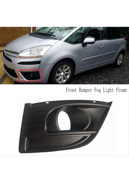 Citroen C4 Için Grand Picasso Ön Tampon Sis Fog Frame Sisli Çerçeve Çerçevesi Trim 7414SJ Sağ (Yurt Dışından)