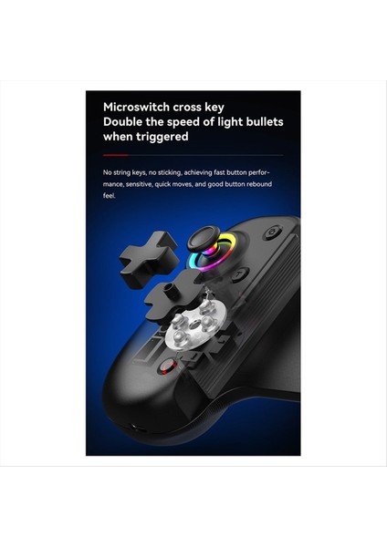 Switch/ps4 Android Ios Pc 400MAH Grıp B Için Çift Salon Somatik Makro Programlama Için D8 Pro Stretch Gamepad (Yurt Dışından) fırsatları
