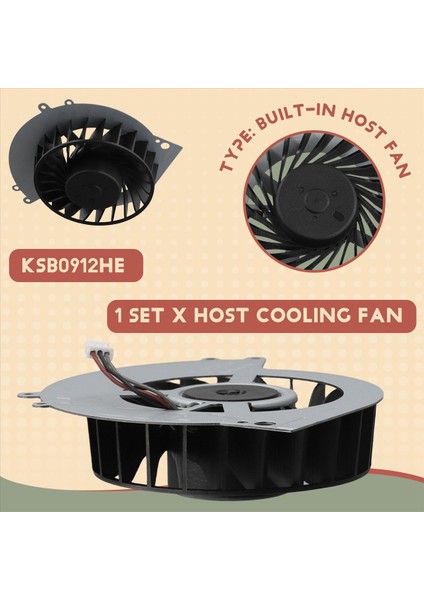 Ps4 Slim Pro 1000 1100 1200 2000 7000 Konsol Için Dahili Soğutma Soğutucu Fanı KSB0912HE CUH-7000 CUH-1000 A (Yurt Dışından) fırsatları