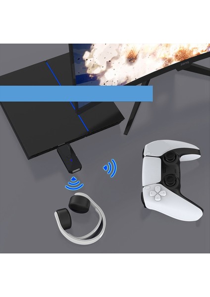 Ps5/ps4/ps3/nintendo Switch Bluetooth Denetleyicisi Gamepad Dongle Adaptör Için Kablosuz Alıcı USB Adaptörü (Yurt Dışından) indirimleri