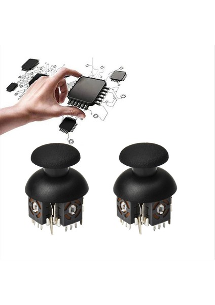 30PCS 3D Joystick Potansiyometre+Ps2/xbox 360 Oyun Denetleyicisi Için Joystick Kapağı 3D Analog Joystick B10K Xbox 360 Için (Yurt Dışından) fırsatları