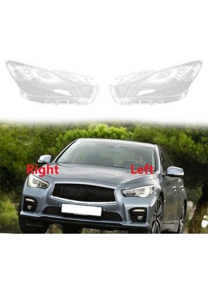 Far Kapağı Infiniti Için Şeffaf Lamba Kabuğu Q50 Q50L 2013-2019 Kafa Işık Lambası Cam Lens Abajur Konut (Yurt Dışından) indirimleri