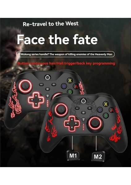 Pc/nintendo Switch Için Salon Tetikleyici Rgb Işığı ile Kablosuz Oyun Denetleyicisi/android Gamepad Black Myth Wukong (Yurt Dışından) modelleri