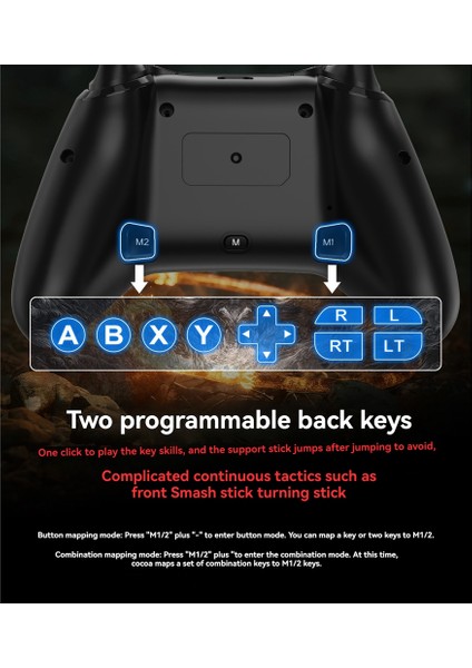 Pc/nintendo Switch Için Salon Tetikleyici Rgb Işığı ile Kablosuz Oyun Denetleyicisi/android Gamepad Black Myth Wukong (Yurt Dışından) indirimleri