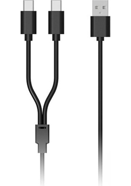 2 Arada 1 USB Şarj Kablosu Ps Vr2 Ps5 Tıpe C Tip-C Arayüz Şarj Kablosu Dayanıklı Kablo Taşınabilir Oyun Aksesuarları (Yurt Dışından)