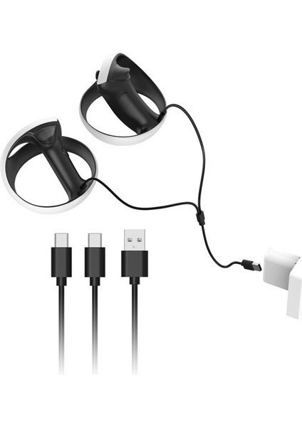2 Arada 1 USB Şarj Kablosu Ps Vr2 Ps5 Tıpe C Tip-C Arayüz Şarj Kablosu Dayanıklı Kablo Taşınabilir Oyun Aksesuarları (Yurt Dışından) modelleri