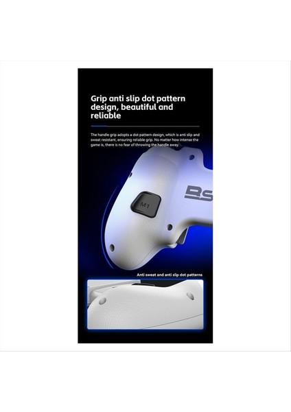 D10 Delta Ps4 Için Streç Gamepad Android Ios Tablet Switchxbox 400MAH Çok Fonksiyonlu Akış Joystick White (Yurt Dışından) fiyatları