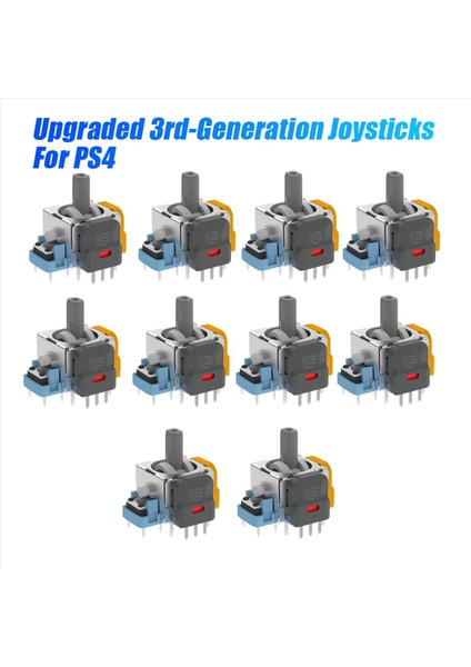 Ps4 Joysticks Salonu Elektromanyetik Hassasiyet Ayarlanabilir Joysticks Için Yükseltilmiş 20 Pcs Joystıcks (Yurt Dışından) modelleri