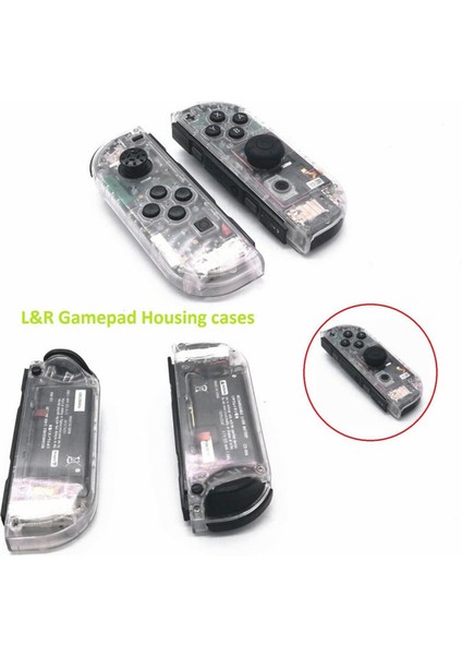 Nintend Switch Ns Kontrolör Joy-Con Için 2x Konut Kabuğu Şeffaf Kasa Kapağı (Yurt Dışından) fiyatları