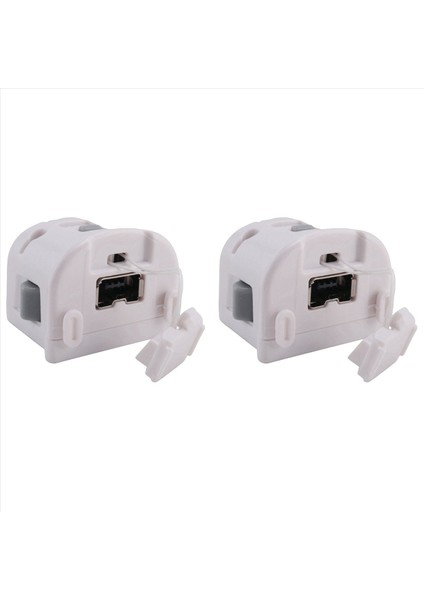 Wii Için 2x Kablosuz Uzaktan Kumanda Hareketi Artı Sensör Sensör Geliştirme Oyunu Hassas Kontrolör Gamepad Adaptör (Yurt Dışından)