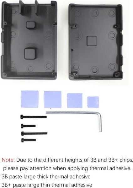 Raspberry Pi 3b/3b+ Pi Alüminyum Alaşım Kabuğu Soğutma Metal Kılıfı Pi Ahududu 3b Isı Lavabosu (Yurt Dışından) indirimleri