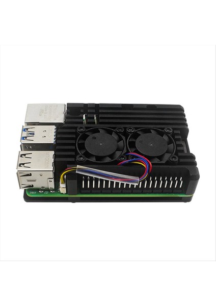 Raspberry Pi 5 Alüminyum Alaşımlı Kılıf Soğutucu Soğutucu Için Çift Soğutma Fanı ile Raspberry Pi 5 Için Pasif Soğutma Kılıfı (Yurt Dışından) fiyatları