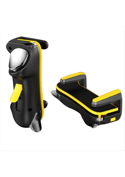 Pubg Oyun Denetleyicisi Için Ipad Oyunu Tetikleyicisi Altı Parmak L1 R1 Alaşım Anahtar Düğmesi Android Gamepad Joystick (Sarı) (Yurt Dışından)