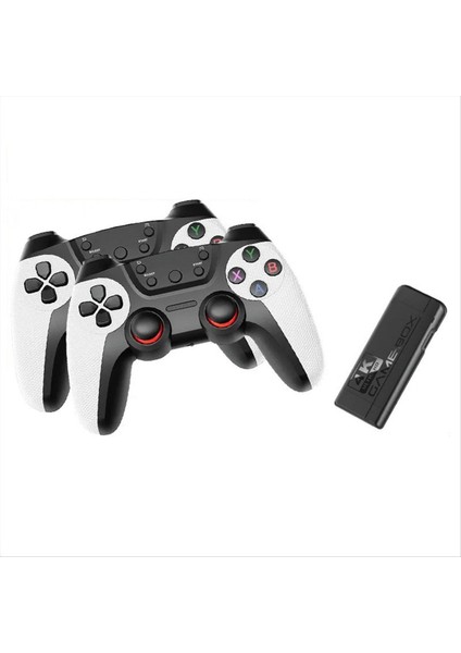 K9 4K Oyun Stick Tv Video Oyunu Konsolu 64G 15000+OYUNLAR 2 4g Kablosuz Denetleyici Ps1 GB Gba Simülatörü Için Çift Oyuncu (Yurt Dışından)