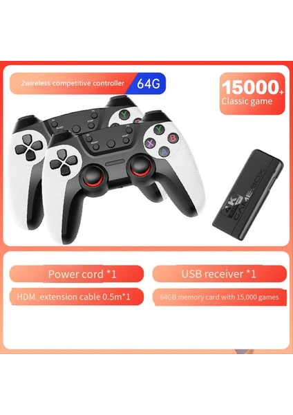 K9 4K Oyun Stick Tv Video Oyunu Konsolu 64G 15000+OYUNLAR 2 4g Kablosuz Denetleyici Ps1 GB Gba Simülatörü Için Çift Oyuncu (Yurt Dışından) indirimleri