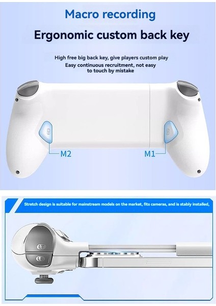 Memo S3 Gamepad - Telefonlar Için Android &amp Ios Telefonları Için Type -C Kablolu ve Kablosuz Joystick (Yurt Dışından) fırsatları