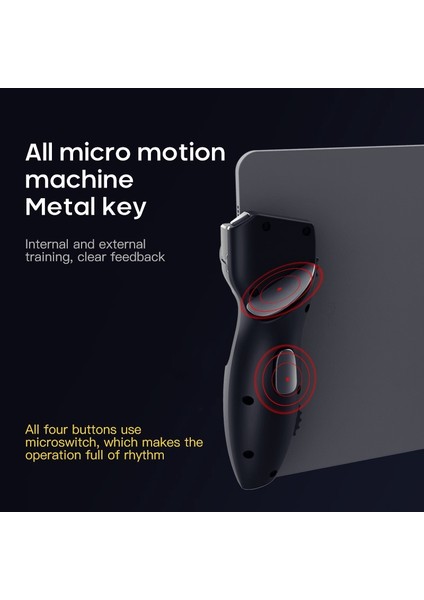 Oyun Tetikleyicisi Telefon Denetleyicisi 6 Parmak Oyun Denetleyicisi iPad Joystick Kolu Oyunu Için Gamepad (Yurt Dışından) indirimleri