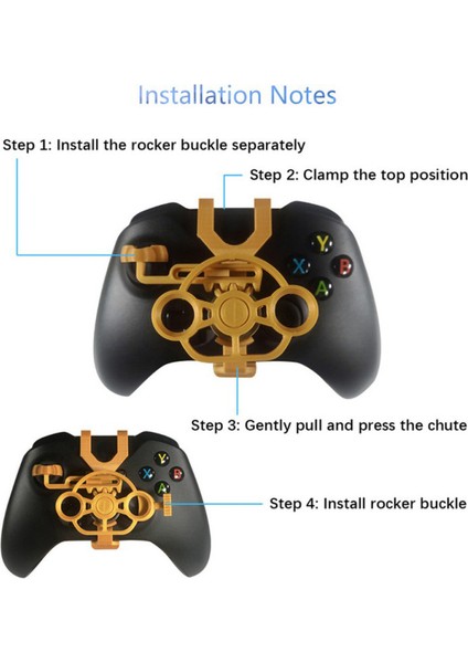 Xbox One x S Elite 3D Baskılı Aksesuarlar Için Oyun Yarış Tekerlek Mini Direksiyon Oyunu Denetleyicisi (Yurt Dışından) fırsatları