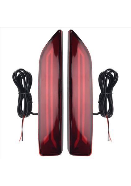 -V 2007 2008 2009 Için 2 Adet Çok Işlevli LED Arka Tampon Lambası Sis Lambası Otomatik Ampul Fren Reflektörü (Yurt Dışından)