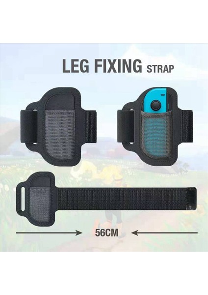 6x Switch Bacak Kayışları Halkası Fit Macera Bacak Ayarlanabilir Elastik Spor Kayışları Nintendo Switch Için Macera (Yurt Dışından) fırsatları