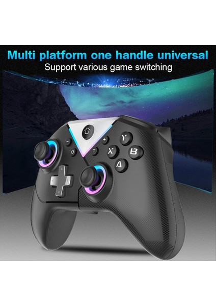 Uyandırma Makro Programlanabilir Kablosuz Bluetooth Denetleyicisi ile Altı Eksenli Oyun Konsolu Switch Siyah Için Oyun Denetleyicisi (Yurt Dışından) fiyatları