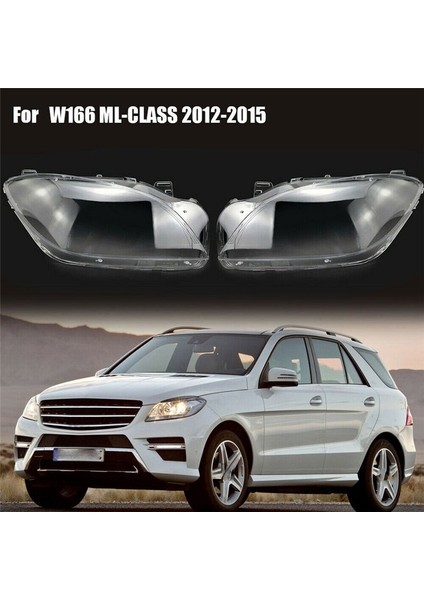 Mercedes-Benz ml Sınıfı W166 12-15 Için Sol Taraf Ön Far Kapağı Lens Kafası Işık Lambası Kabuğu Abajur (Yurt Dışından) modelleri