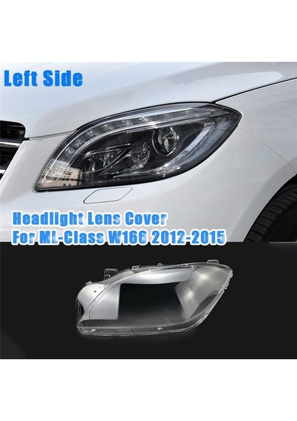 Mercedes-Benz ml Sınıfı W166 12-15 Için Sol Taraf Ön Far Kapağı Lens Kafası Işık Lambası Kabuğu Abajur (Yurt Dışından) indirimleri