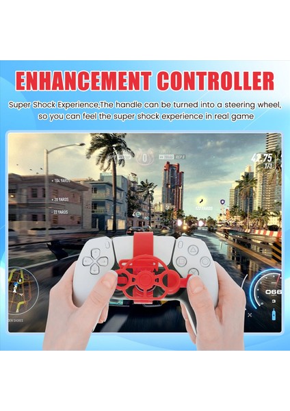 Ps5 Tutamağı Için Mini Direksiyon Oyun Değiştirme Aksesuarları Için Oyun Direksiyon Denetleyicisi A (Yurt Dışından) fırsatları