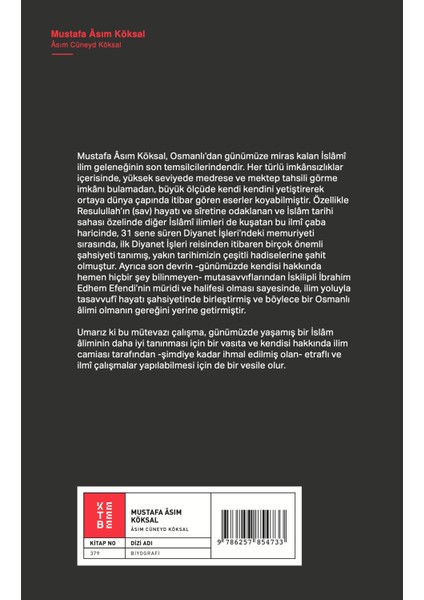 Mustafa Asım Köksal - Asım Cüneyd Köksal fiyatları