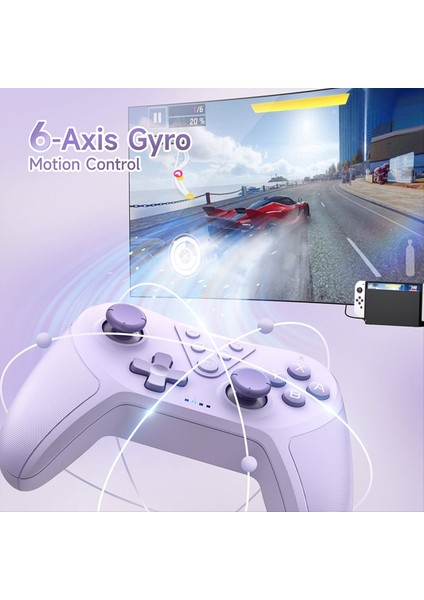 Easysmx T37 Kablosuz Gamepad Nintendo Switch Için Bluetooth Oyun Denetleyicisi Pc Steam Güverte 6 Eksen Girro Hareket Kontrolü (Yurt Dışından) fiyatları